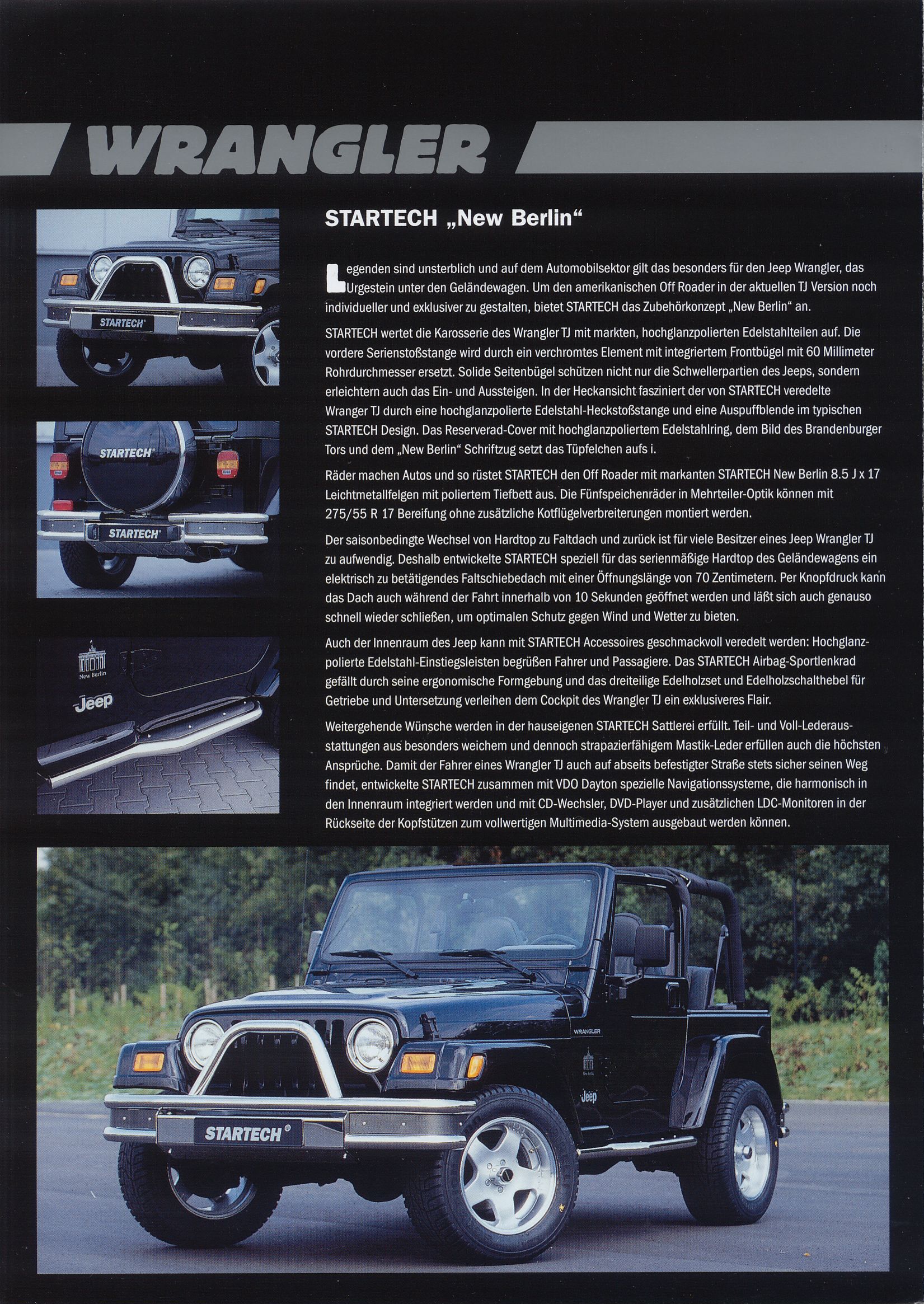 Jeep Wrangler by Startech brochure