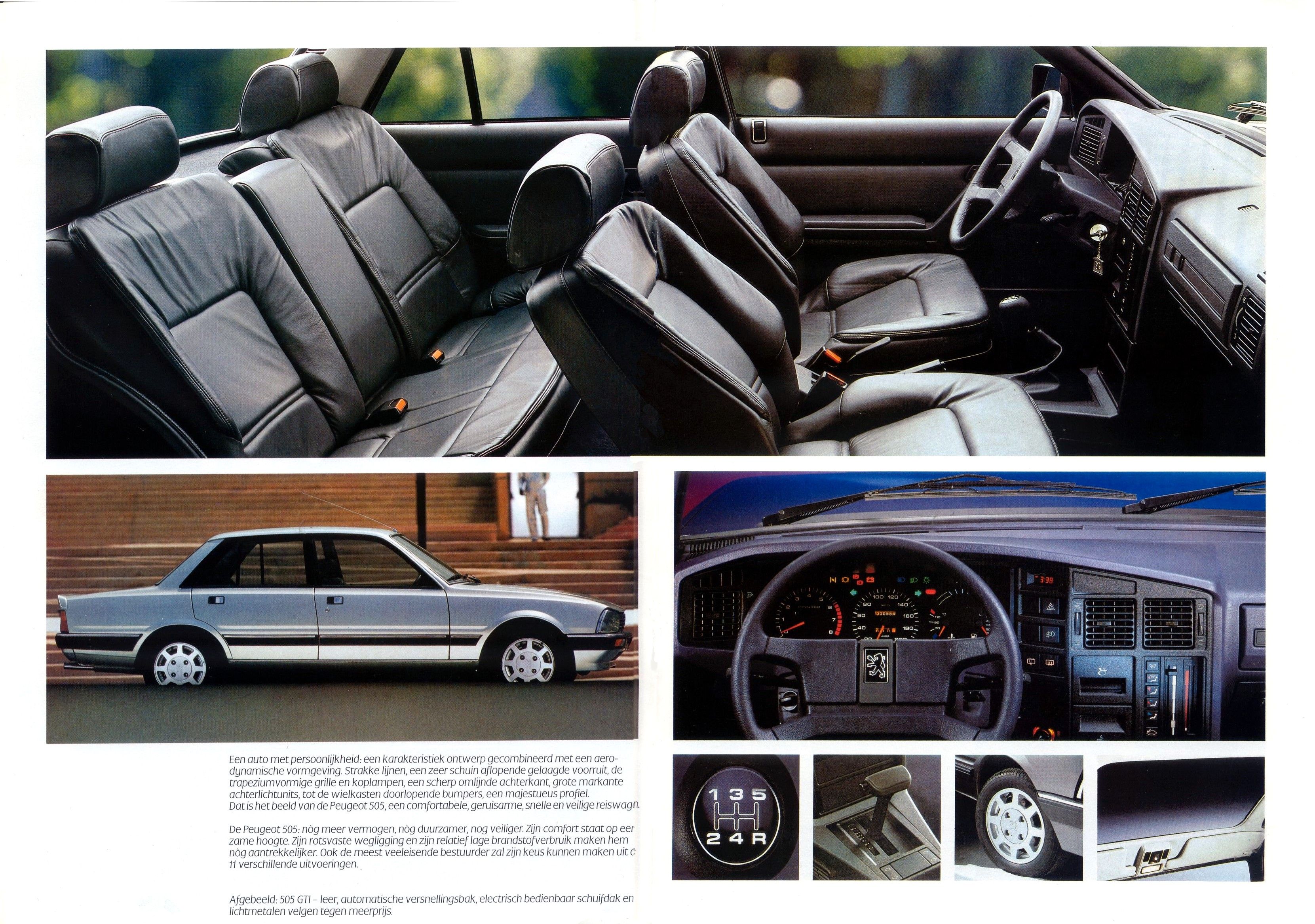 60564 Peugeot 505 Prospekt 1987 