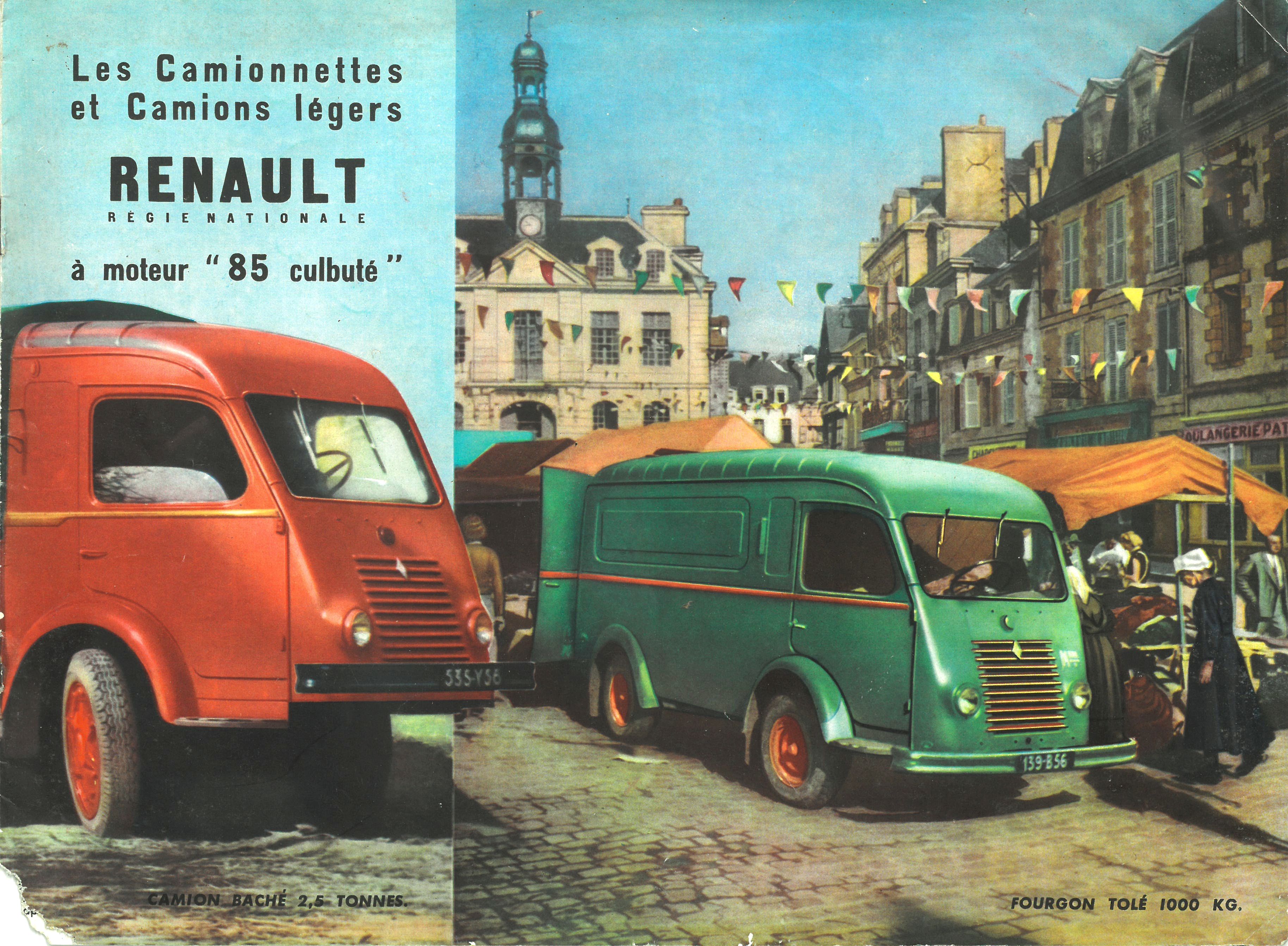 1953 Renault Commercials brochure