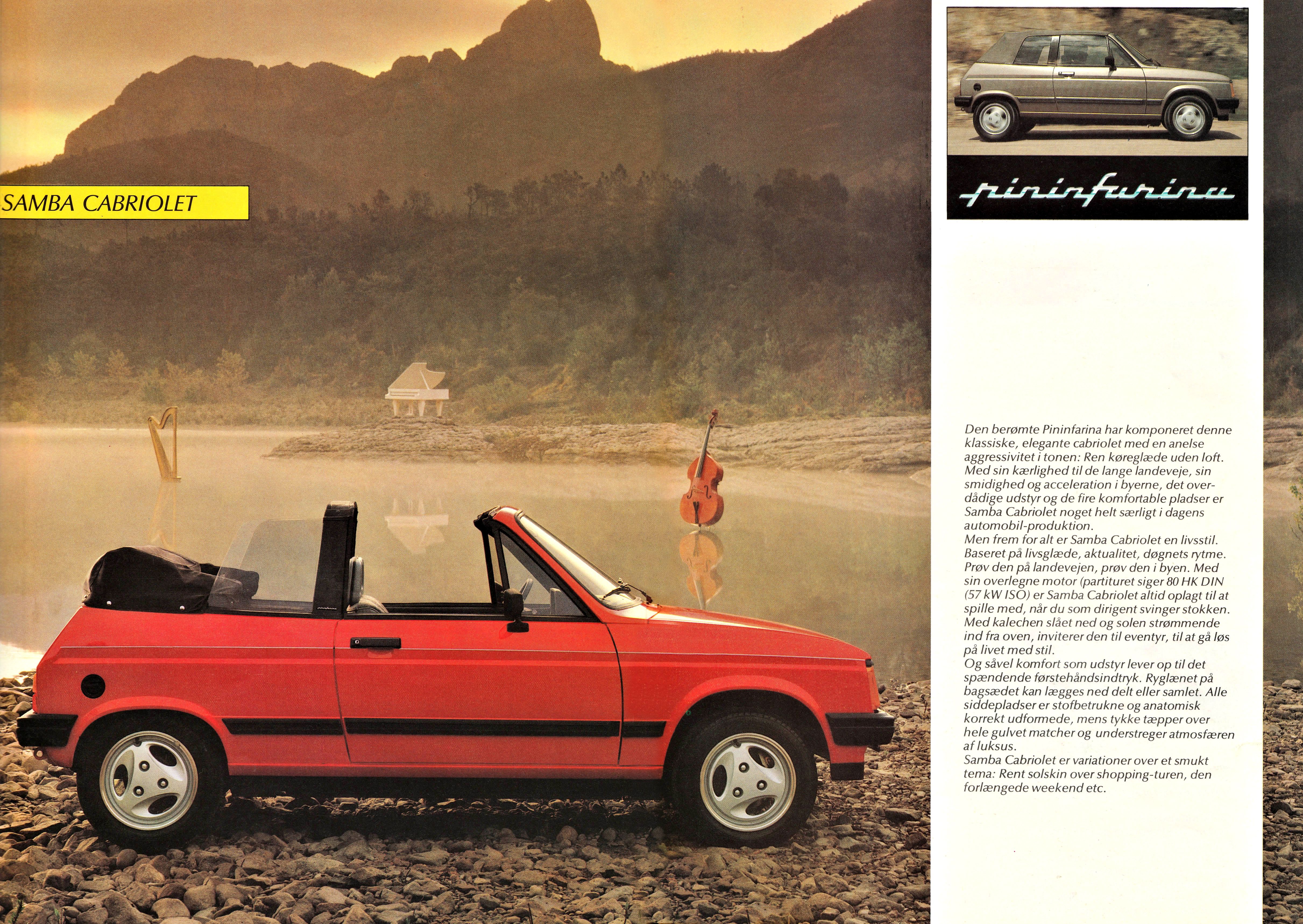 TALBOT catalogue gamme  1984     samba  horizon  solara 