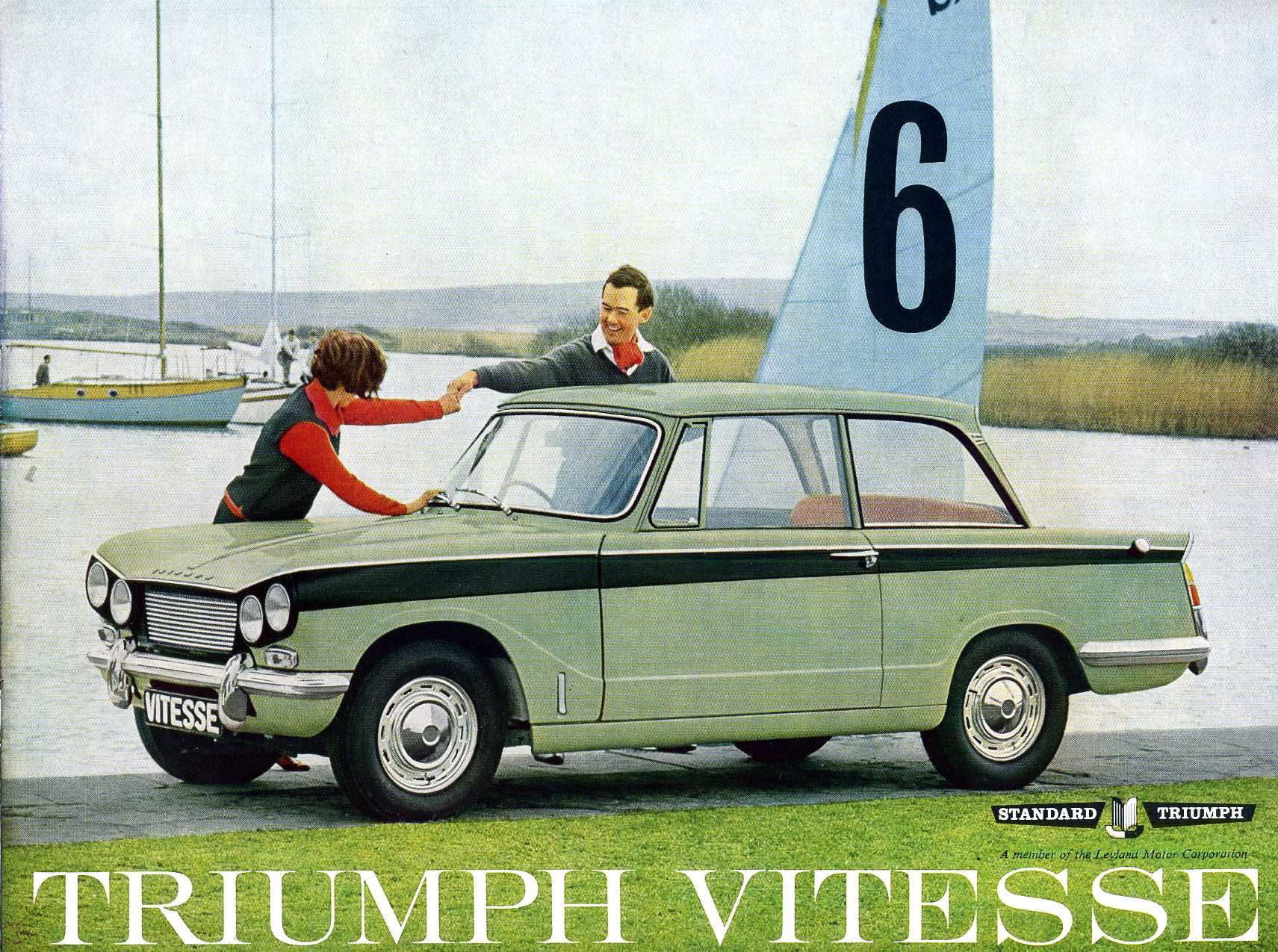 TRIUMPH VITESSE 2 LITRES 1966 catalogue dépliant prospekt catalog no copy 