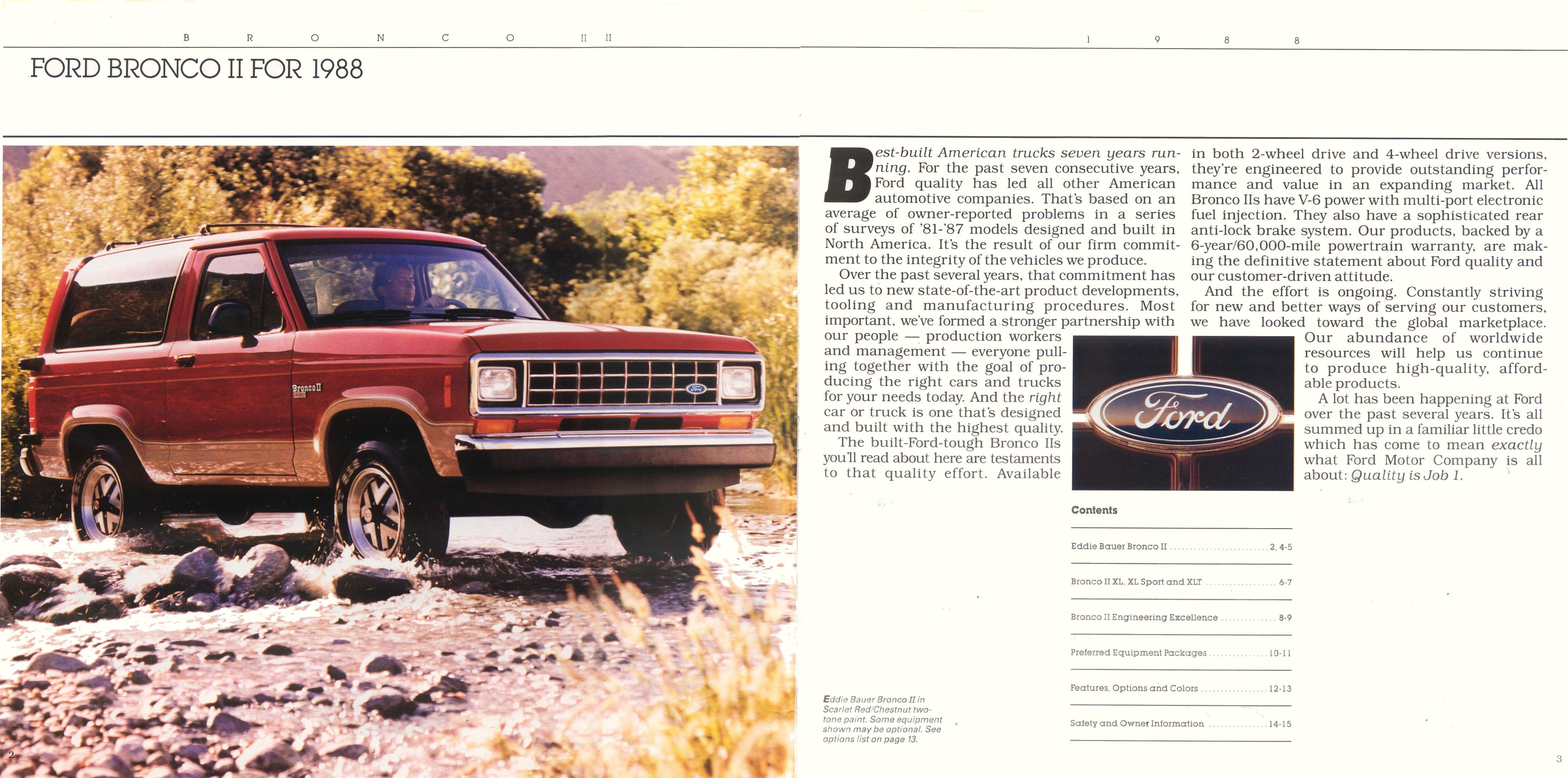 1988 Ford bronco ii manual #2