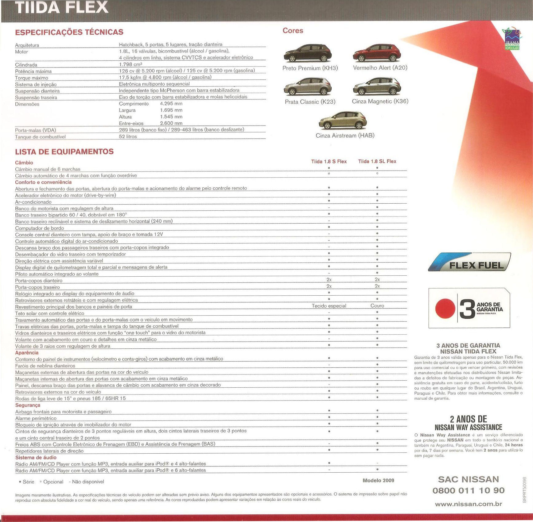 2009 Nissan Tiida brochure